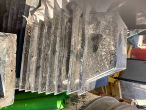 Large lot of concrete form pieces