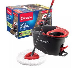 lot 104 image: O-Cedar EasyWring Spin Mop and Bucket System