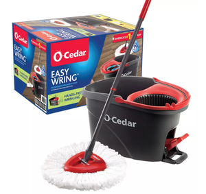 lot 135 image: O-Cedar EasyWring Spin Mop and Bucket System