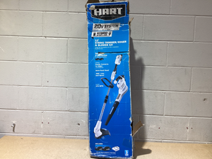 HART 20V Hybrid String Trimmer/Blower Combo (1) 4AH Battery (1) Charger (Missing 1 Battery & Blower Tube)
