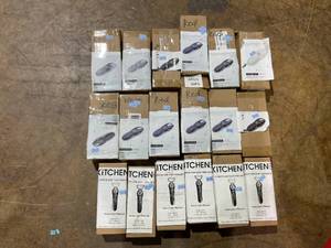 lot 202 image: LOT OF 18 Kitchen Hq Easy USB Peelers & Automatic Can Openers