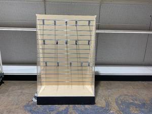 lot 210 image: Double-Sided Rolling Display Tower 36x54x30