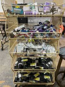 lot 303 image: LOT OF Assorted Chargers, Earbuds, & Extension Cords