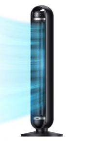 Dreo - Tower Fan, 27fts Velocity Quiet Floor Fan, 90° Oscillating Fans for Indoors with 8 Speeds - Black (Slightly Used)