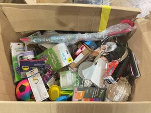 BOX OF Mixed Shelf-Pull General Merchandise