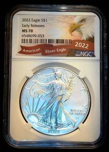 2022 NGC MS70 Silver Eagle, Early Releases