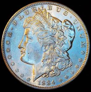 AUBU 1884-O Morgan Silver Dollar