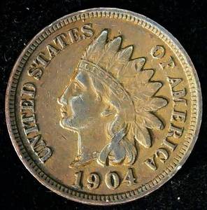 VFXF 1904 Indian Head Penny
