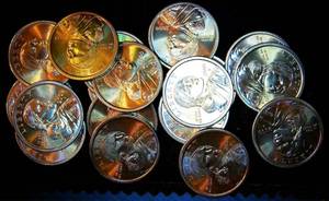 (18) Uncirculated 2000-P Sacajawea Dollars from Bank Roll