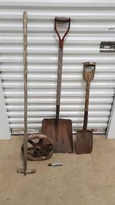 lot 15 image: Antique Garden Tools (Lot of 4)