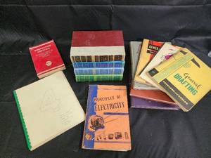 lot 59 image: Vintage Industrial Arts & Electronics Textbook Collection