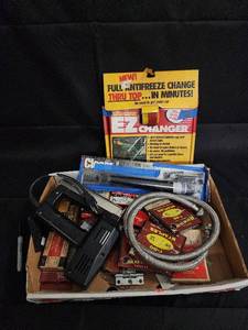 lot 168 image: EZChanger Antifreeze Change Kit - Through-Top Radiator Flush With Hoses & Clamps