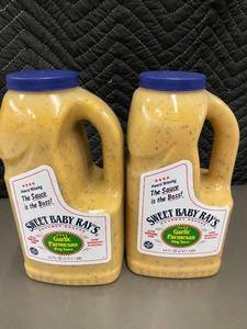lot 19 image: Sweet Baby Rays Garlic Parmesan Wing Sauce - 2 Bottles, 64 oz Each