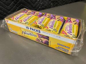 lot 37 image: Fig Newtons 10-Pack Cookies, 2 oz Each (56 g), Net Wt 1 lb 4 oz
