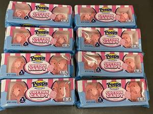 lot 39 image: Peeps Cotton Candy Marshmallow - 8 Boxes