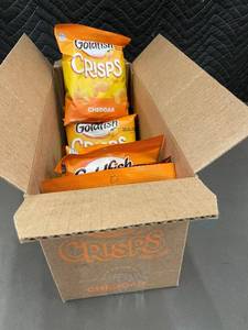 lot 127 image: Goldfish Crisps Cheddar Light & Airy 1.9oz Bags - 3-Pack