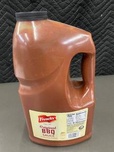 lot 165 image: Frenchs Original BBQ Sauce 1 Gallon Jug - No Artificial Flavors