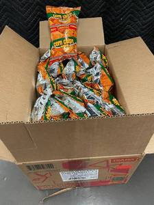 lot 281 image: DIANA Corn Chips Picante 24-Bag Snack Pack - Spicy BBQ Flavor Bulk Carton