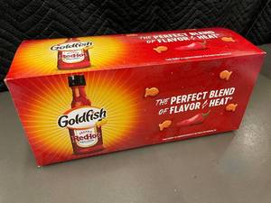 lot 313 image: Goldfish Red Hot Original Flavor Snack Crackers 2.45 oz