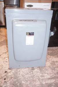Square D general duty utility box. Safety Switch