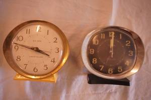 Vintage Wind-Up Alarm Clocks