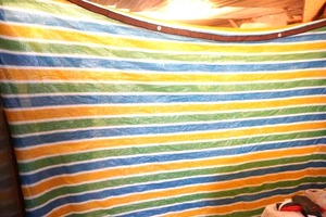 80x 110 Colorful Mesh Shade, Breathable Tarp