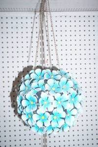 Vintage Outdoor Hanging Metal Flower