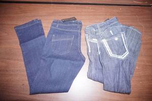 NEW Womens Jean Capris. (2ct) Size 28 &  27