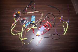 small dog or cat collars, harnesses, retractable leash
