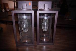 Outdoor Light Fixtures (NEW) pair of 2