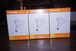 NEW (3ct) ReneSola LED BR40 Flood Light Bulbs