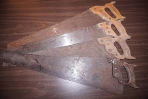 (4ct) Vintage Hand Saws
