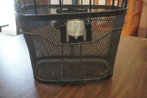 Black Wire Bicycle basket