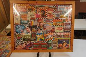 Wood Framed Puzzle 32x26 Plexi Front