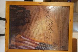 Wood Framed Puzzle 20x 26 Plexi Front