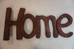 Metal Home Sign 27 Long