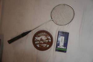 Phone Screen Protector, Badminton Racket, Wooden Wildlife Folk Art