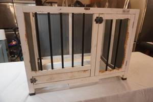 Fold-Up, Wooden Pet Cage, with carrying handles
