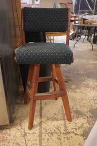 Padded High Top Bar Stool