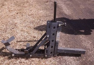Motorcycle Dolly. Heavy-Duty Motorcycle Trailer Hitch Carrier