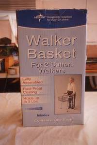 NEW Walker Basket. For 2 Button Walkers