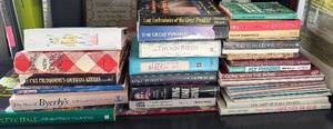 Assorted Books Collection - Vintage & Modern Titles Including Cookbooks & Novels