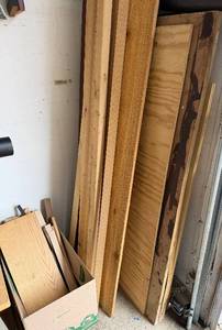 Assorted Wood Lumber & Plywood Panels - OSB, Plywood, Trim & Planks