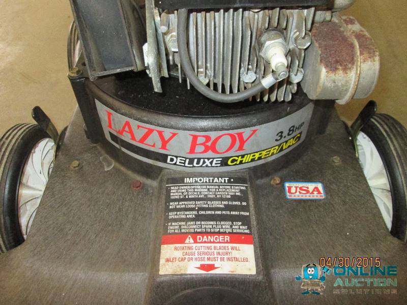 Lazy Boy Chipper/Vac LE May Lawn Mowers KBID