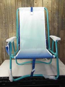 lot 2 image: Backpack Chair Aqua Ombre - Sun Squad