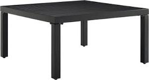 lot 29 image: Piermont Outdoor Metal Sectional Coffee Table - Matte Black - Crosley