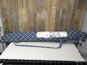 lot 30 image: 7 12 Round Navy Blue Patio Umbrella - Threshold