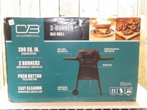 lot 71 image: Char-Broil 2 Burner 20000 BTU Gas Grill Black