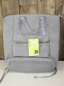 lot 82 image: All in Motion Gray Faux Neoprene Tote Backpack - Water Repellent Everyday
