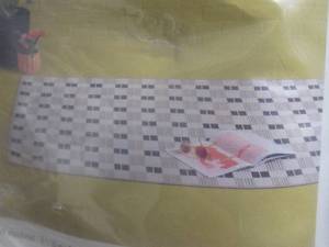 lot 75 image: 310x54 Color Blocked Striped Rectangular IndoorOutdoor Area Rug, Black, Gray & White